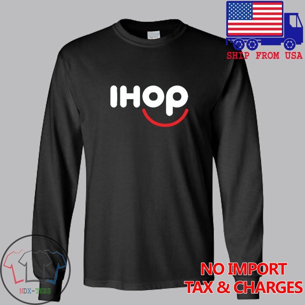 IHOP International House of Pancake Black  Size S2XL Unisex T-Shirt XL