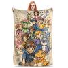 1PC Home Digimon Adventures Blanket Throw Blanket Novelty Warm Blanket All Season Gift