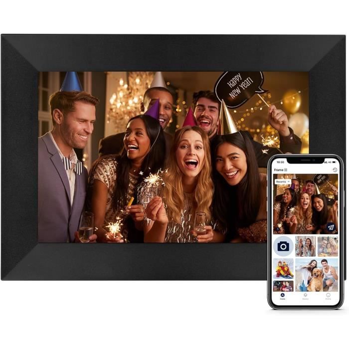 Cadre Photo Numérique - Dreamtimes - 8 Pouces - Écran Tactile HD - WiFi - 32 Go