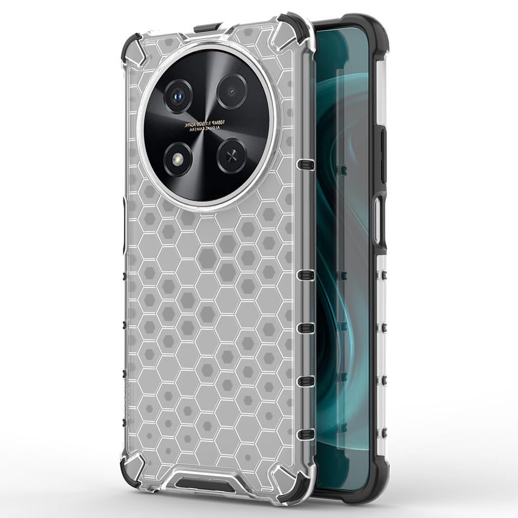 For Huawei Nova 12i 4G/Enjoy 70 Pro Case PC+TPU Honeycomb Design Protective Phone Cover