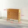 Hualong Shield Straw Woven Trapezoidal Planter