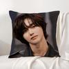 Hot Kpop Style Singer Park W-Wonbin Pillow Case Natural Linen Organic Fabric Double-Sided Printing Breathable Perfect For Home Decor