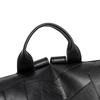 Women's PU Backpack with Patchwork Design Large Capacity Shoulder Bag for Daily Travel