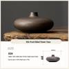 Vase en Céramique Wabi-Sabi Zen pour Fleurs Sèches - Support Décoratif Rétro
