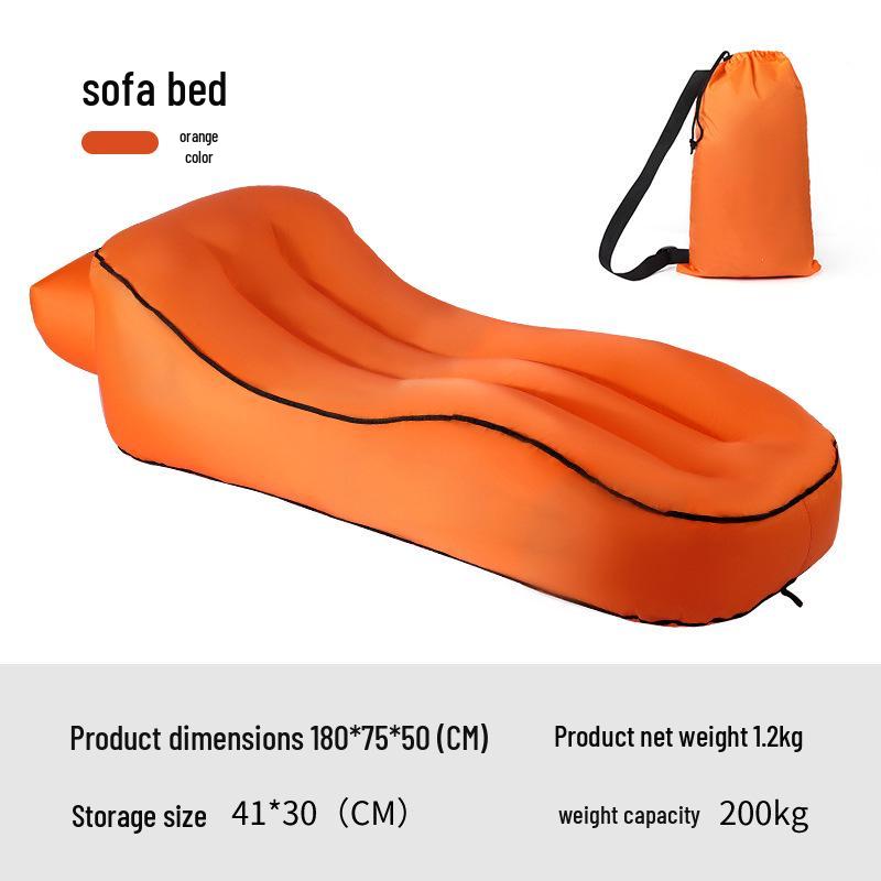 Inflatable Portable Air Lounger Beach Sofa - Outdoor Lazy Nap Bed