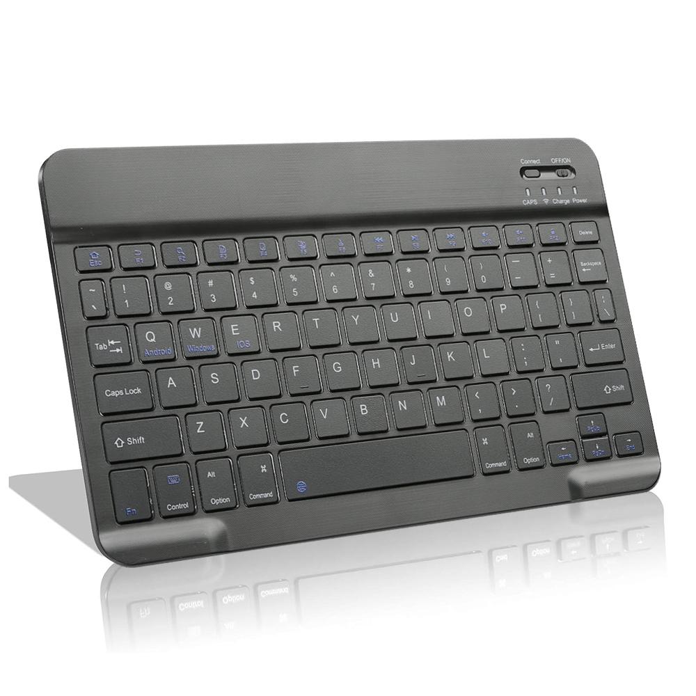 Ultra-Slim Bluetooth-Compatible Keyboard Portable Mini Wireless Keyboard Rechargeable for iPad Tablet Phone iOS Android Windows