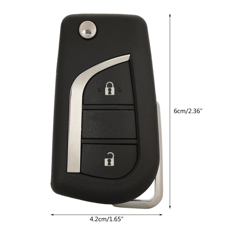 Keyless Entry Remote Control Car for Key Fob BA2TA 433MHz H (8A) Chip 89070-0KB40 for 2015+