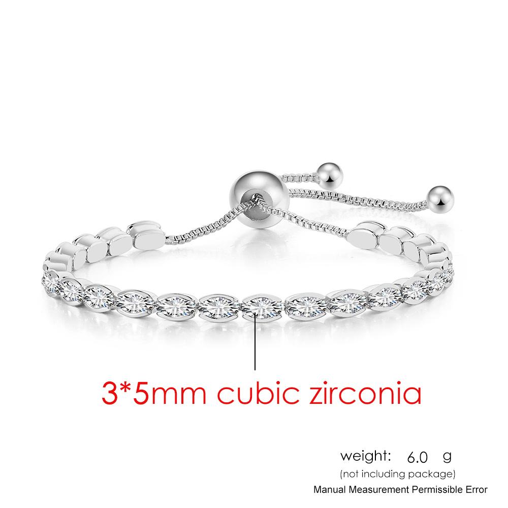 

Adjustable Oval Tennis Bracelet for Women Kpop Cubic Zirconia Gold Color Chain On Hand Simple Dainty Jewelry Trend 2024 H202