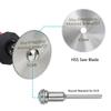 Diamond Cutting Discs Metal Saw Blade Set HSS Mini Circular Saw Blade For Rotary Tools Resin Cut-Off Wheels Diamond