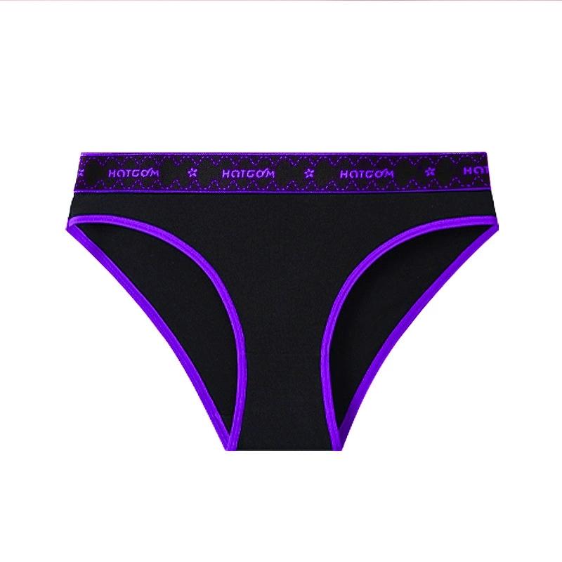 6 Stück Sexy Damen Slips Weiche Baumwollunterhosen Schwarz Unterwäsche Mädchen Slips Damen Atmungsaktive Stretch-Panty Damen Dessous XS-L