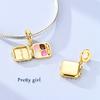 925 Sterling Silver Charms Pendant Perfume Bottle Lipstick High Heels Charming Women's Charms Fit Original Bracelet Jewelry Gift