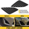 2x Front Bumper Fog Lamp Cover Frame Trim CapFor Toyota Camry 2012-2014 LH+RH