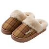 Cotton shoes shoes EVA wool slippers indoor home shoes autumn and winter warm and comfortable piled thickened bottom cotton mop