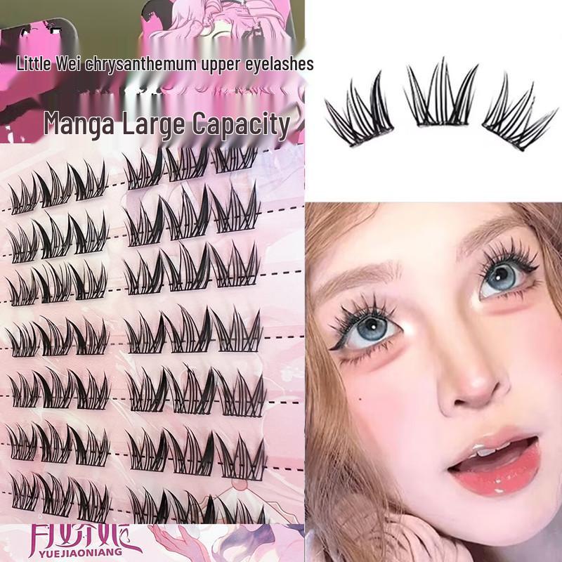 

Daisy Segment Cluster False Eyelashes: Natural, Dense, Comic Style for Beginners