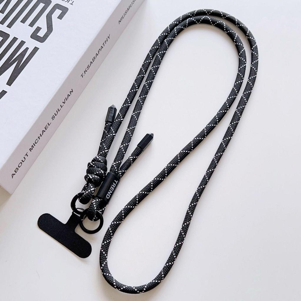 Versatile Adjustable Crossbody Phone & Camera Lanyard - Woven Anti-Lost Strap for Outdoor Sports.