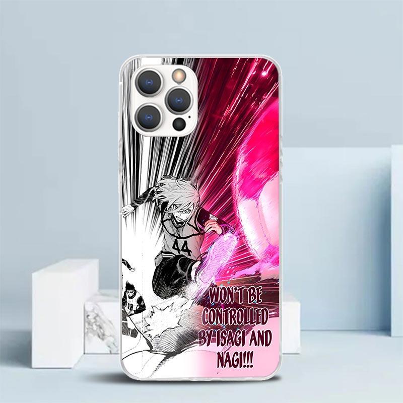 

Чехол для телефона Blue Lock Football Anime для iPhone 16 17 Air 16E 15 14 Plus 13 Mini 12 11 Pro Max 7 8 + SE 2020 Мягкая задняя крышка из ТПУ iPhone 17 Pro