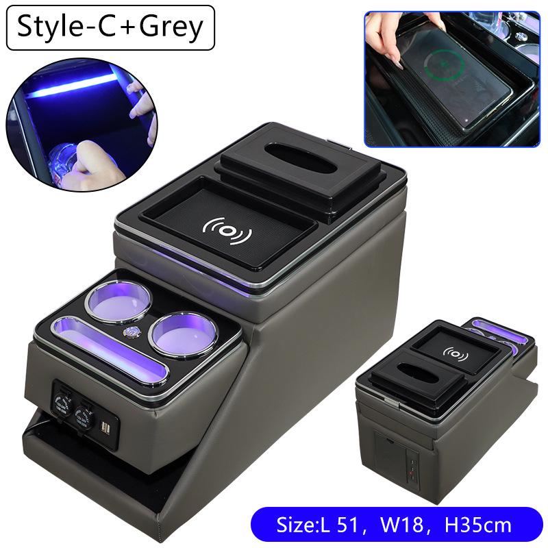 Modern Palisade Armrest Storage Box for Toyota Proace Verso