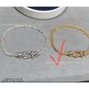 High-quality Horseshoe Buckle 8-character Smooth Half-diamond Full Diamond Bracelet for Couple Size, Diamond-encrusted Bracelet for Women