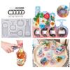 Kit matrițe pentru deschizător de sticle Deschizător de bere Forme din silicon Artizanat DIY Fabricarea cheii pentru bere