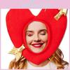 Cupid Love Heart Headwear Mask For Cosplay And Costume Parties