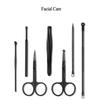 18-Piece Nail Care Kit - Clippers Cuticle Nipper Ingrown Toenail Pliers Pedicure & Manicure Tools for Home/Gift (Black)