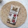 Fromthenon Cute Animal Flower Series Cloth Material Weeks Cover Weekly Diary Planner Notebooks Sleeve Office Stationery Supplies