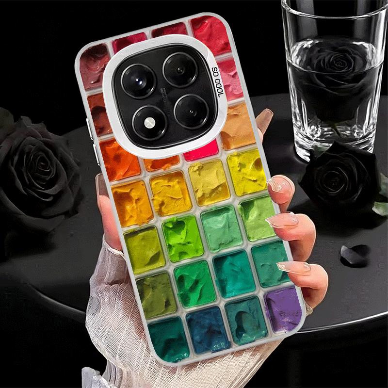 Watercolors Set Paint Palette Soft Phone Case for Xiaomi Redmi Note 13 14 15 Pro Plus 12S 12 11S 11 11T 10S 10 Shockproof Cover