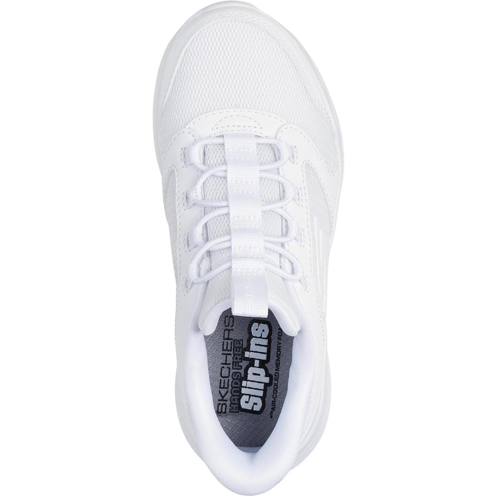 Skechers Kids Boys Flash Comfortable Versatile Daily Casual Shoes Kids Sneaker White 403899L-WHT