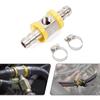 3/8" Fuel Line Fuel Pressure Barbed Push Lock T-Fitting Adapter 1/8-27 NPT Sensor Port Stainless Steel