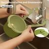 Kitchen Sink Filter Strainer Multifunctional Drain Basket Fruit Vegetable Drainer Rack Water Filter Kitchen Organizer Basket