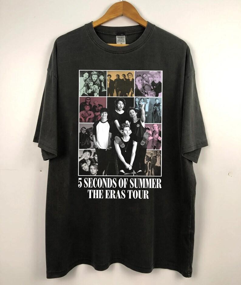 5SOS The Eras Tour Shirt Classic 5 Seconds Of Summer Shirt Band 5 Seconds Of S XXL
