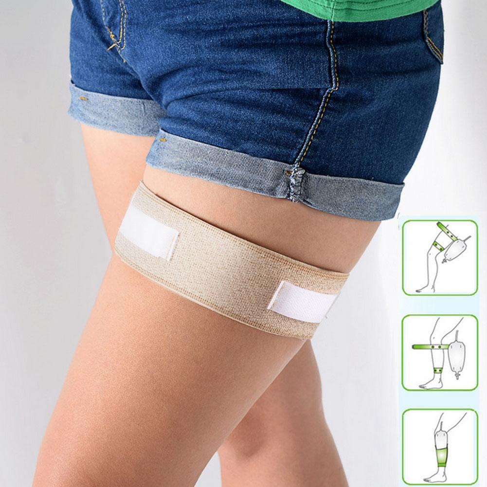 Adjustable Leg Catheter Holder Urethral Tube Fixation Strap Belt