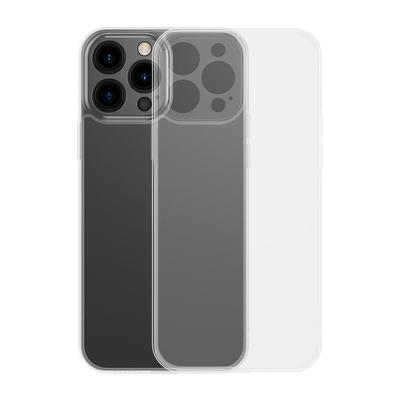 Case Cover for iPhone 13 Pro Max Rigid Case with Gel Frame Transparent