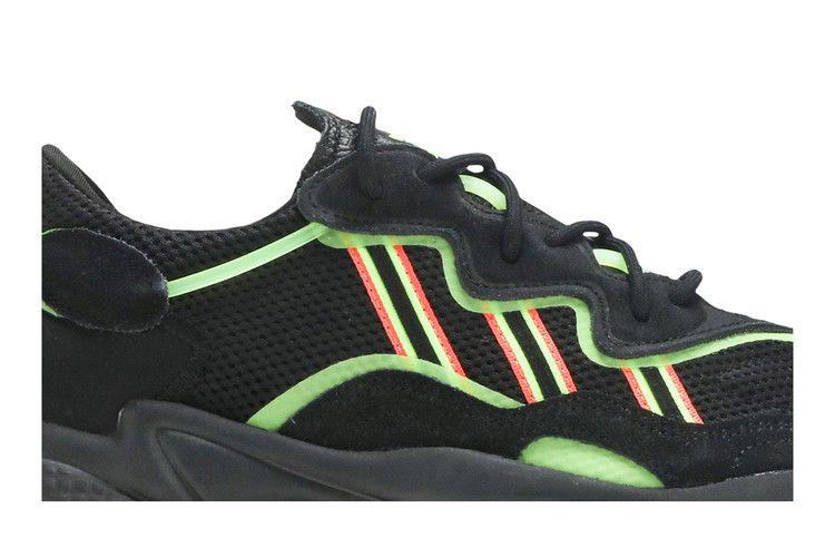 Men's Sneakers adidas Ozweego Black Orange Green Core Black/Solar Green/Hi-Res Coral