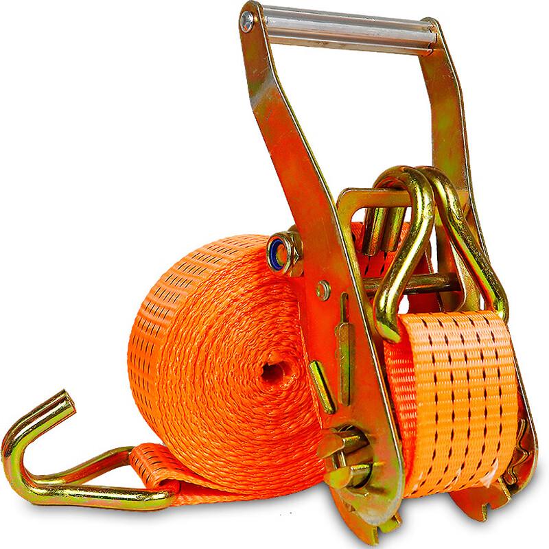 Longyusheng 5-Ton Heavy Duty Orange Ratchet Tie-Down Strap