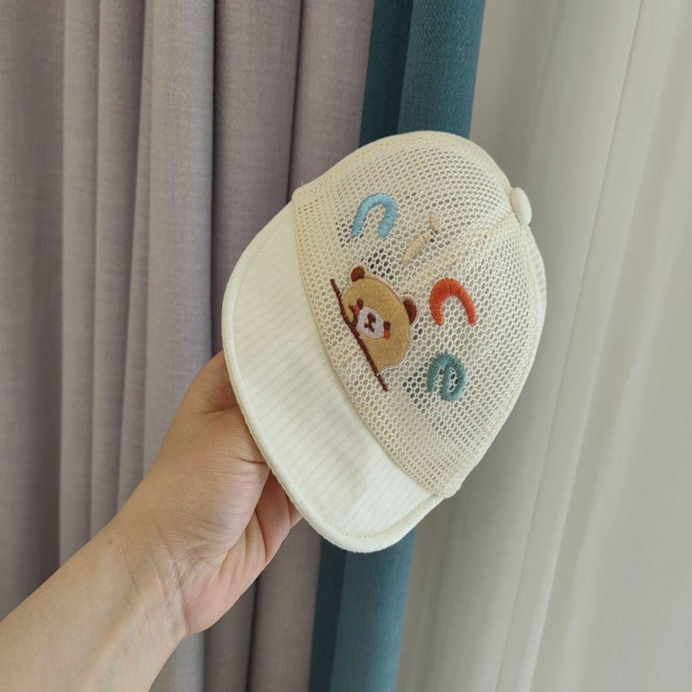 

Летняя шляпа с медведем, хлопковая фуражка, милые солнцезащитные козырьки на открытом воздухе