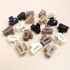 20Random Mixed Hair Mini Small Grab Clip Matte Milk Coffee Color Girl Bangs Cute Hairpin Small Grab Clip Side Hairpin Decoration