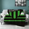 San Martin Print Flannel Blanket High Quality Warm Comfortable Cover for All Seasons Perfect for Gifts Home Decor