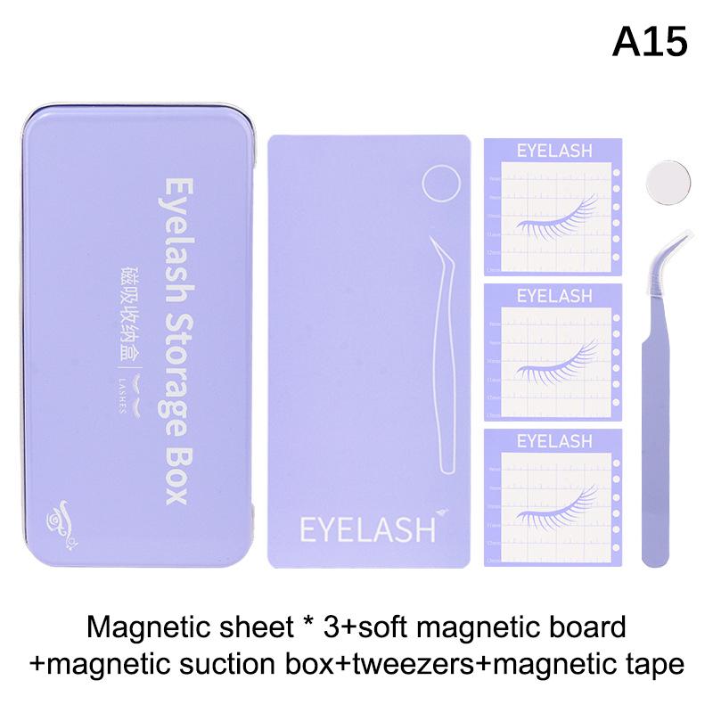 Women Magnetic Storage Box For Eyelash, False Eyelash Extension Storage Tool, Magnetic Eyelash Strips Magnetic Headband For Gift