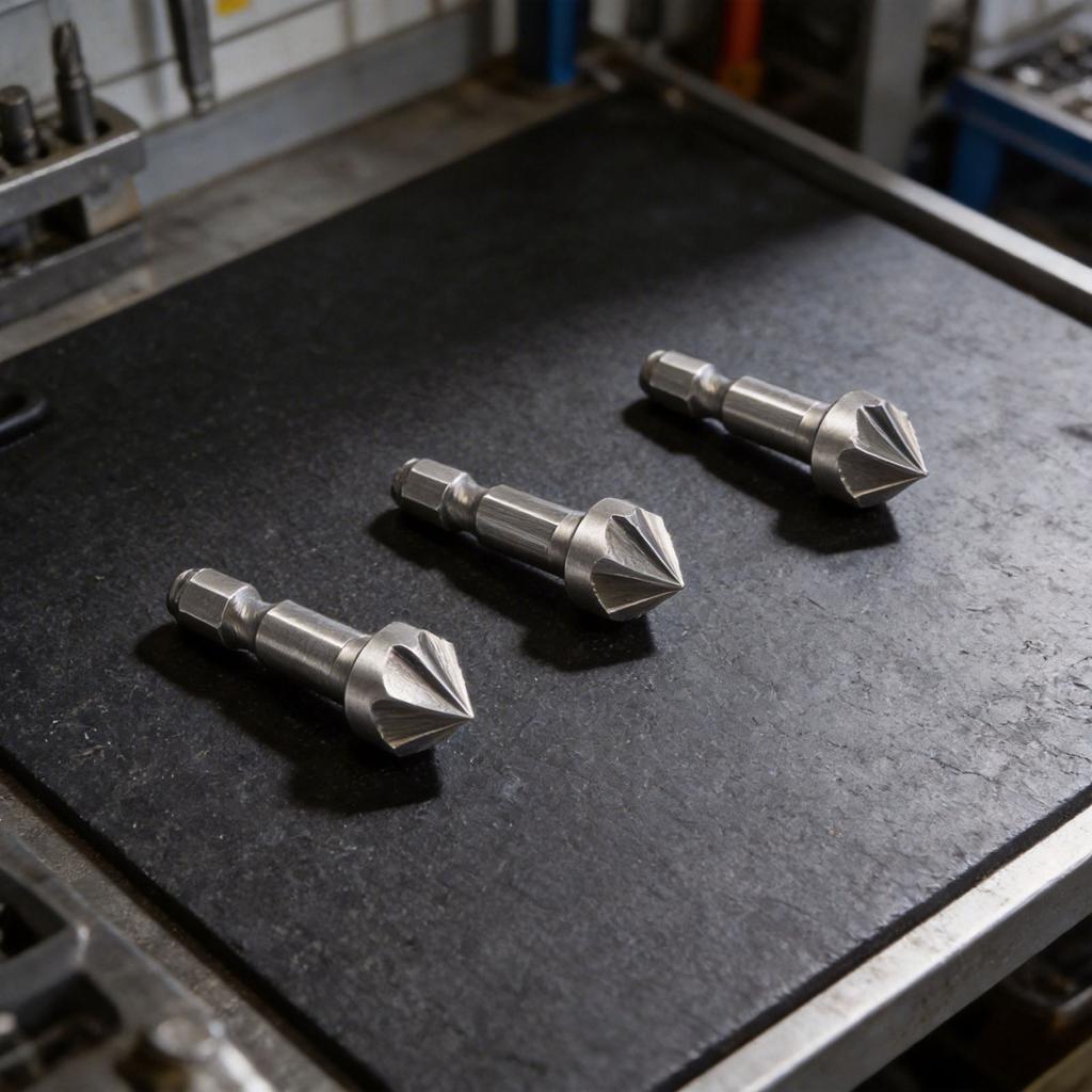 Professionelle 6-Schneiden HCS Senker-Anfasbohrer mit Sechskantschaft