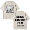 CHARLI XCX  Album Music, Fashion, Film Tour 2026 Print T-shirt Men Women Cotton Casual Loose Vintage Washed T Shirt Streetwear