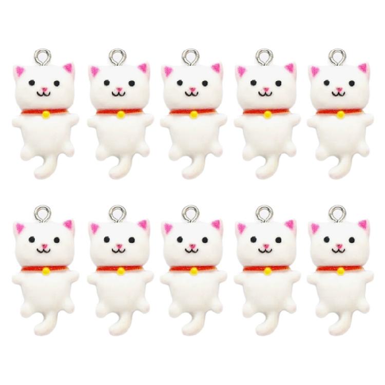 Delightful DIY Jewelry Accessory Creative Resin Assembly Set for Animal Lovers белый