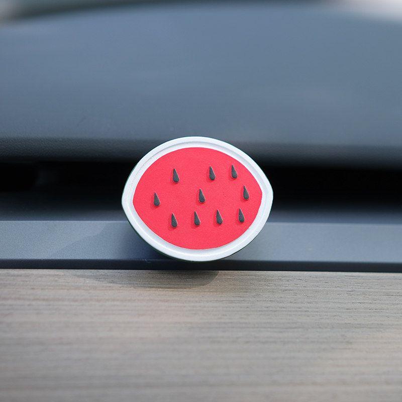 

Small Sun Watermelon Air Outlet Car Aromatherapy Fragrant Stone Aromatherapy Car Perfume Air Conditioning Decoration Car Decoration Female Watermelon Air Outlet Type a
