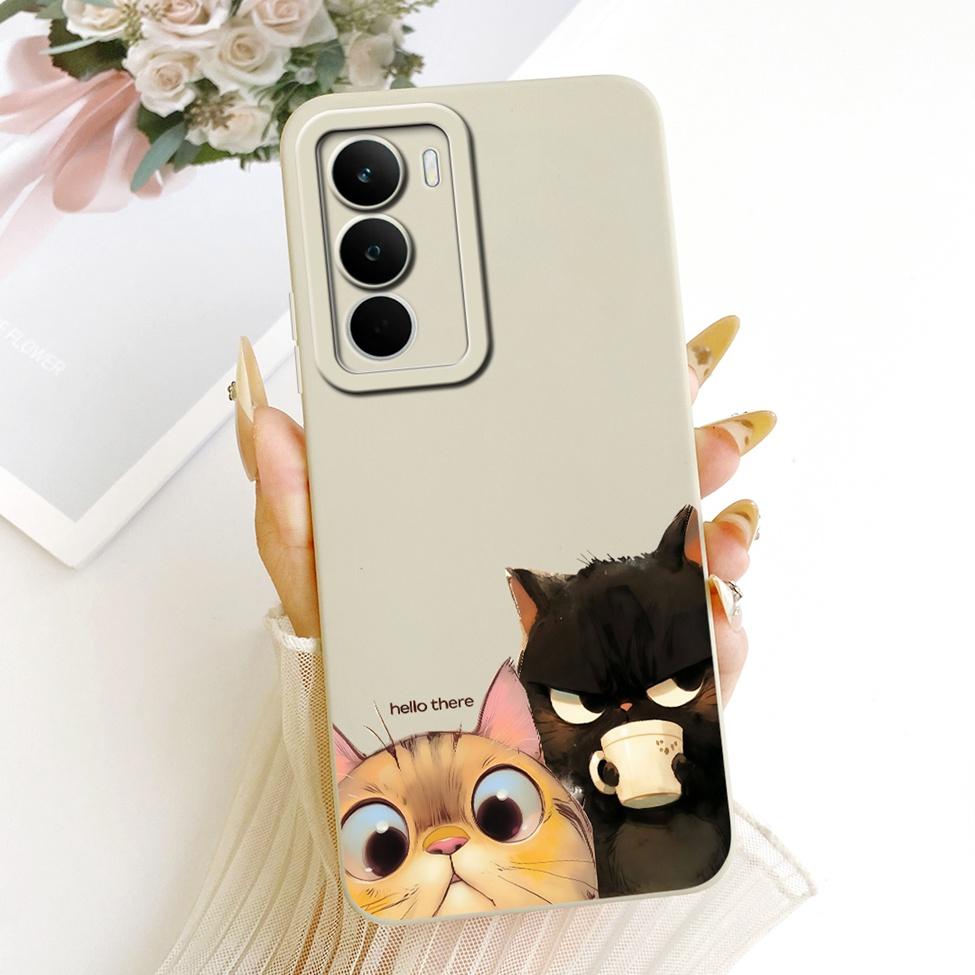 Cover For Realme C71 Case RMX5303 Silicone Luxury Fashion Flowers Kawaii Cute Painted Shockproof Phone Case For Real me C71