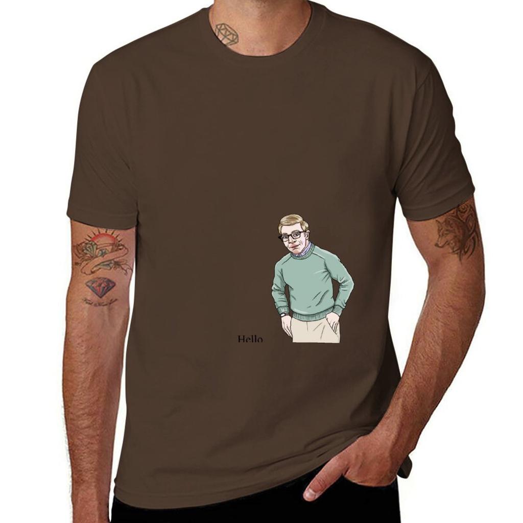 Hello My Name Is Joe Pera TShirt Boys Whites Funnys Anime Short Sleeve Tee Slim Fit T Shirts for Men