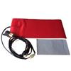 12V Carbon Fiber Pad Waterproof Carbon Fiber Seat Heater Cover Timer Universal Heated Seat Heater Pad Kit UTV E-BIKE Seat Heater
