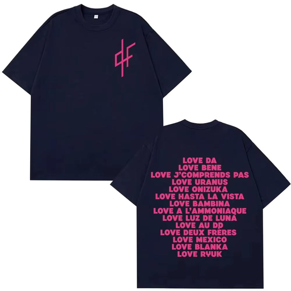 I Love Pnl Fashion Graphic Print Harajuku TShirts Unisex Unisex Hip Hop Short Sleeve Aesthetic Trend Of Loose Casual Cotton Tees