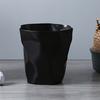 Round Garbage Container Bin Large Capacity Trash Bin Can Wastebasket for Household Bathroom