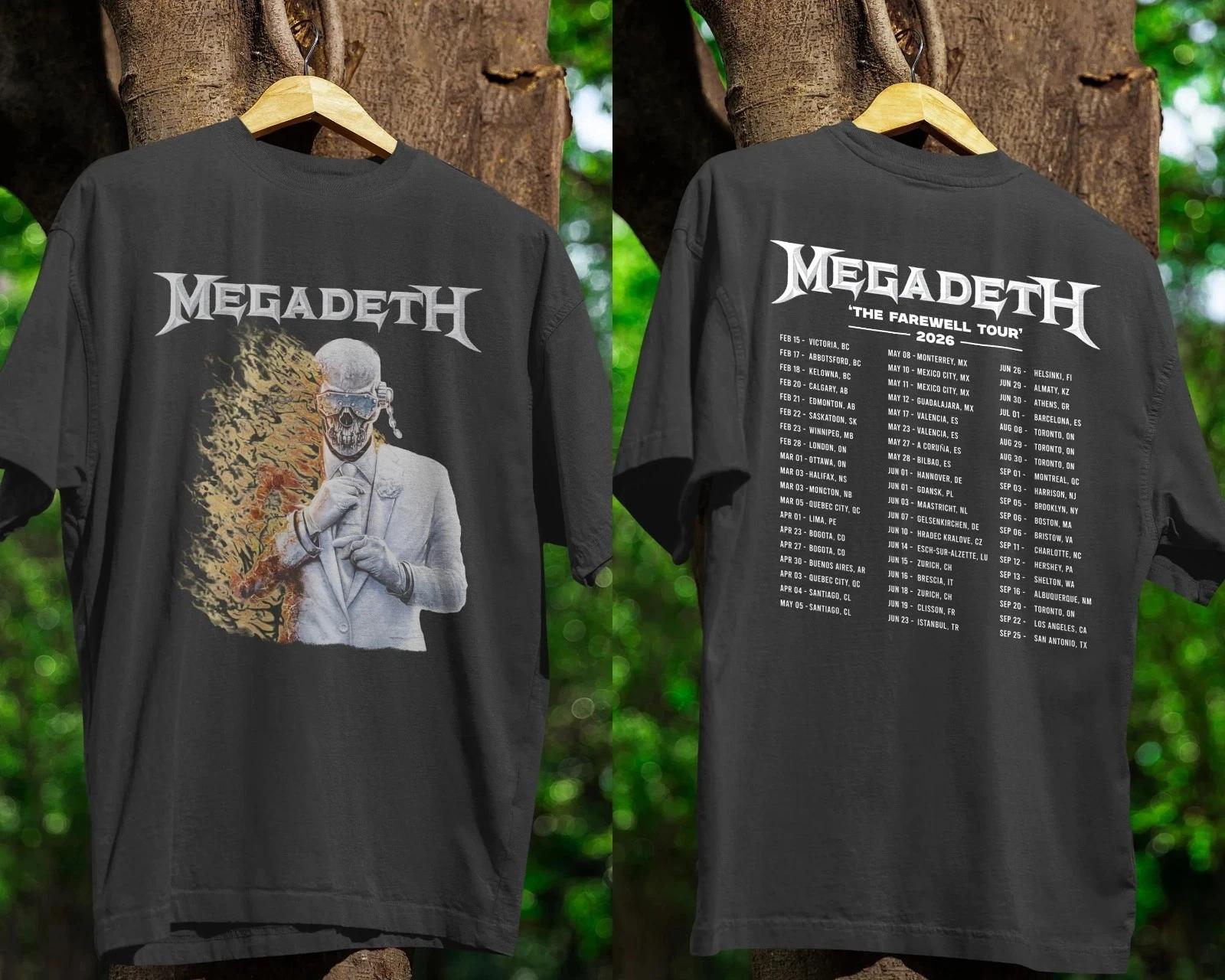 Megadeth World Tour 2026 T-shirt 3XL