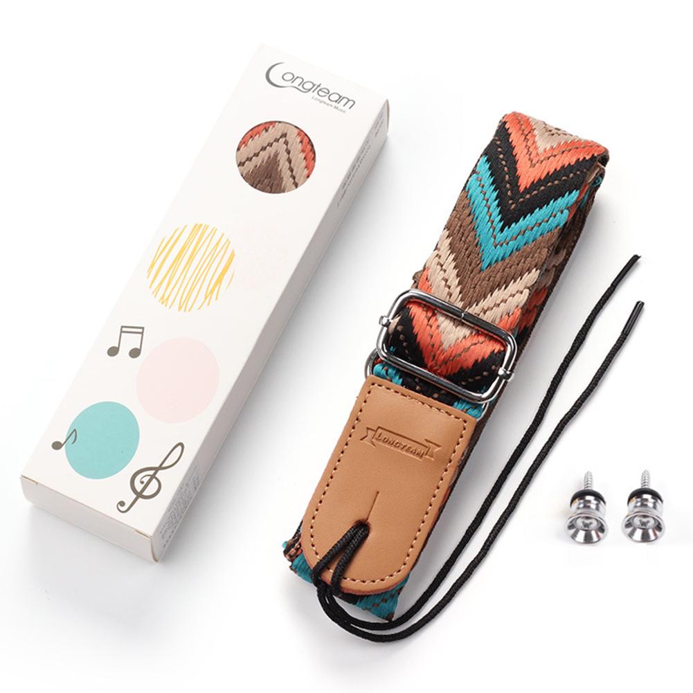 Gewebter Gitarrengurt Verstellbar Vintage Ukulele Schultergurt für Konzertgitarre Mandoline Banjo